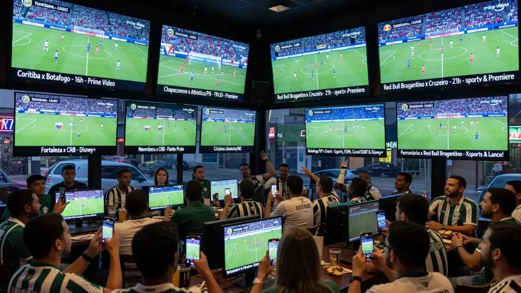 Brasileirão e futebol europeu movimentam a segunda-feira desta segunda